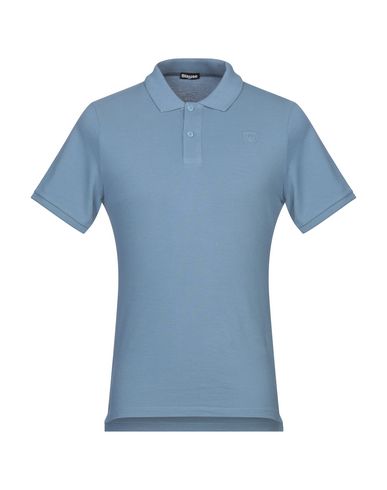 Blauer Polo Shirts In Pastel Blue