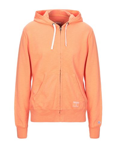 Champion Hooded Sweatshirt In Orange | ModeSens