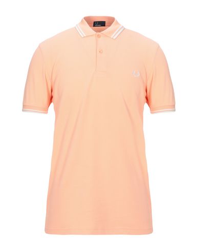 Fred Perry Polo Shirts In Salmon Pink