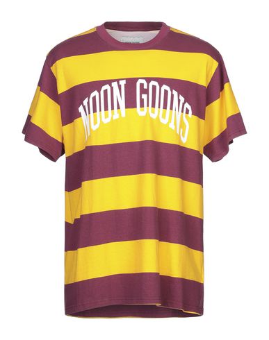 Shop Noon Goons Man T-shirt Burgundy Size S Cotton In Red