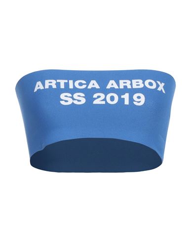 Shop Artica Arbox Artica-arbox Woman Top Azure Size Xs Viscose, Polyester In Blue