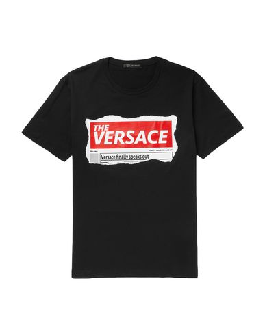 Versace T-shirts In Black