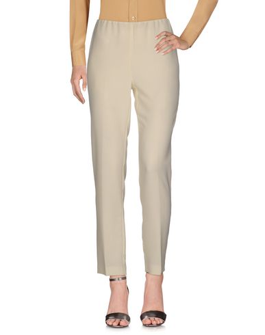Shop P.a.r.o.s.h Casual Pants In Ivory