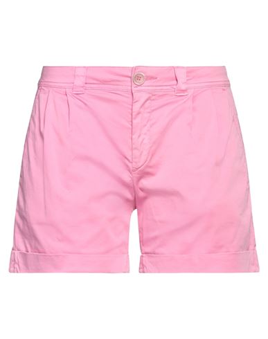 Barba Napoli Woman Shorts & Bermuda Shorts Pink Size 30 Cotton, Elastane