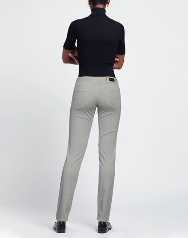 SIVIGLIA SIVIGLIA WOMAN PANTS GREY SIZE 27 COTTON, ELASTANE