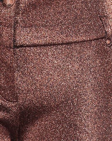 PINKO PINKO WOMAN PANTS COPPER SIZE 2 COTTON, POLYAMIDE, POLYESTER