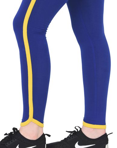 blue and yellow nike leggings