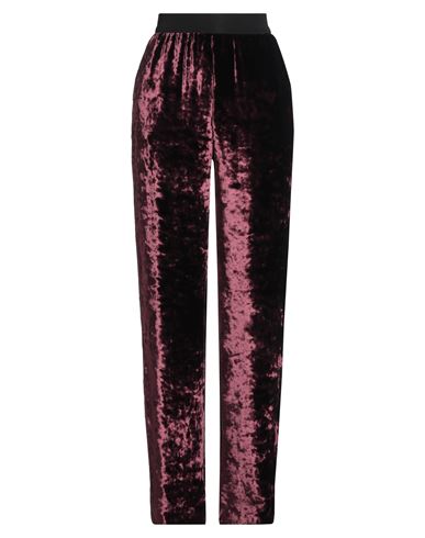 MAISON MARGIELA MAISON MARGIELA WOMAN PANTS BURGUNDY SIZE 8 VISCOSE, CUPRO,13183745JX 4