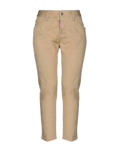 Dsquared2 Cropped Pants & Culottes In Sand