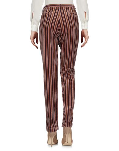Shop Massimo Alba Woman Pants Dark Brown Size 4 Cotton