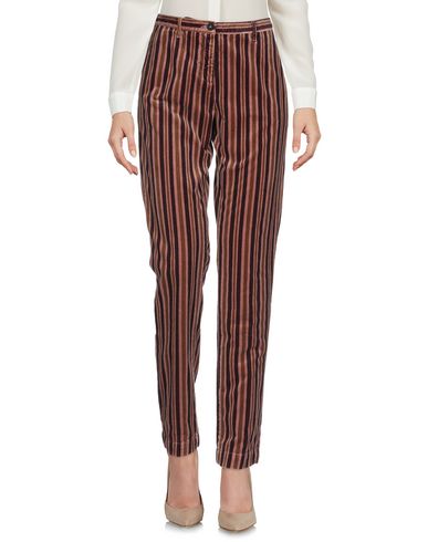 Shop Massimo Alba Woman Pants Dark Brown Size 4 Cotton