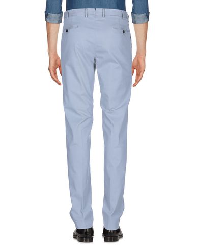 Shop Pt01 Pt Torino Man Pants Slate Blue Size 40 Cotton, Elastane
