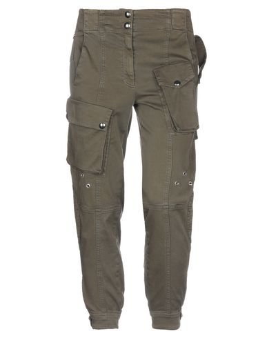 Dondup Cropped Pants & Culottes In Military Green | ModeSens
