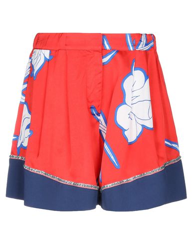 Pinko Woman Shorts & Bermuda Shorts Red Size 4 Viscose, Polyamide, Pvc - Polyvinyl Chloride In Red