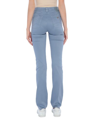 Shop Emporio Armani Woman Pants Sky Blue Size 29 Lyocell, Cotton, Elastane