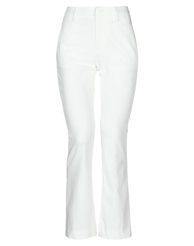 Dondup Woman Pants White Size 28 Cotton, Polyamide, Elastane In White