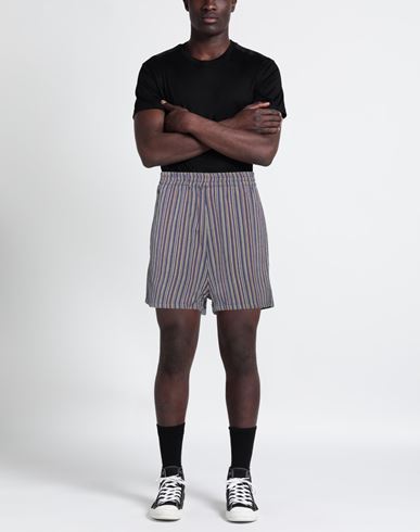 Shop Paura Man Shorts & Bermuda Shorts Dark Purple Size S Polyester