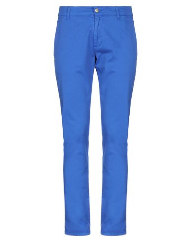 Grey Daniele Alessandrini Casual Pants In Bright Blue