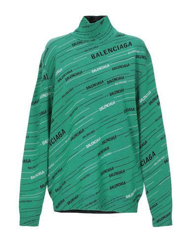 balenciaga green turtleneck