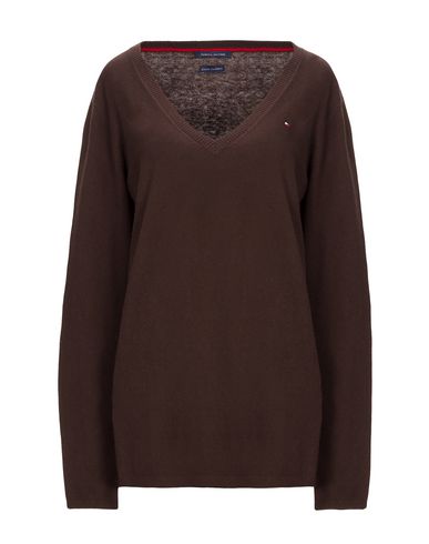 Tommy Hilfiger Sweater In Dark Brown | ModeSens