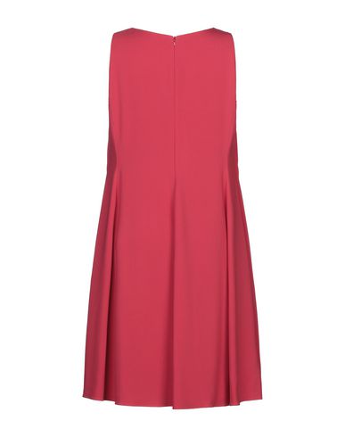 Shop Emporio Armani Woman Midi Dress Red Size 8 Viscose, Acetate, Other Fibres, Elastane