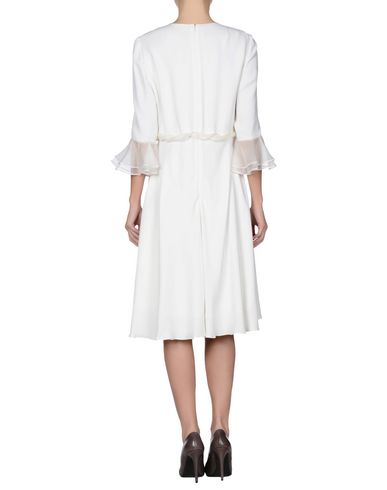 VALENTINO Knee-Length Dress in White | ModeSens