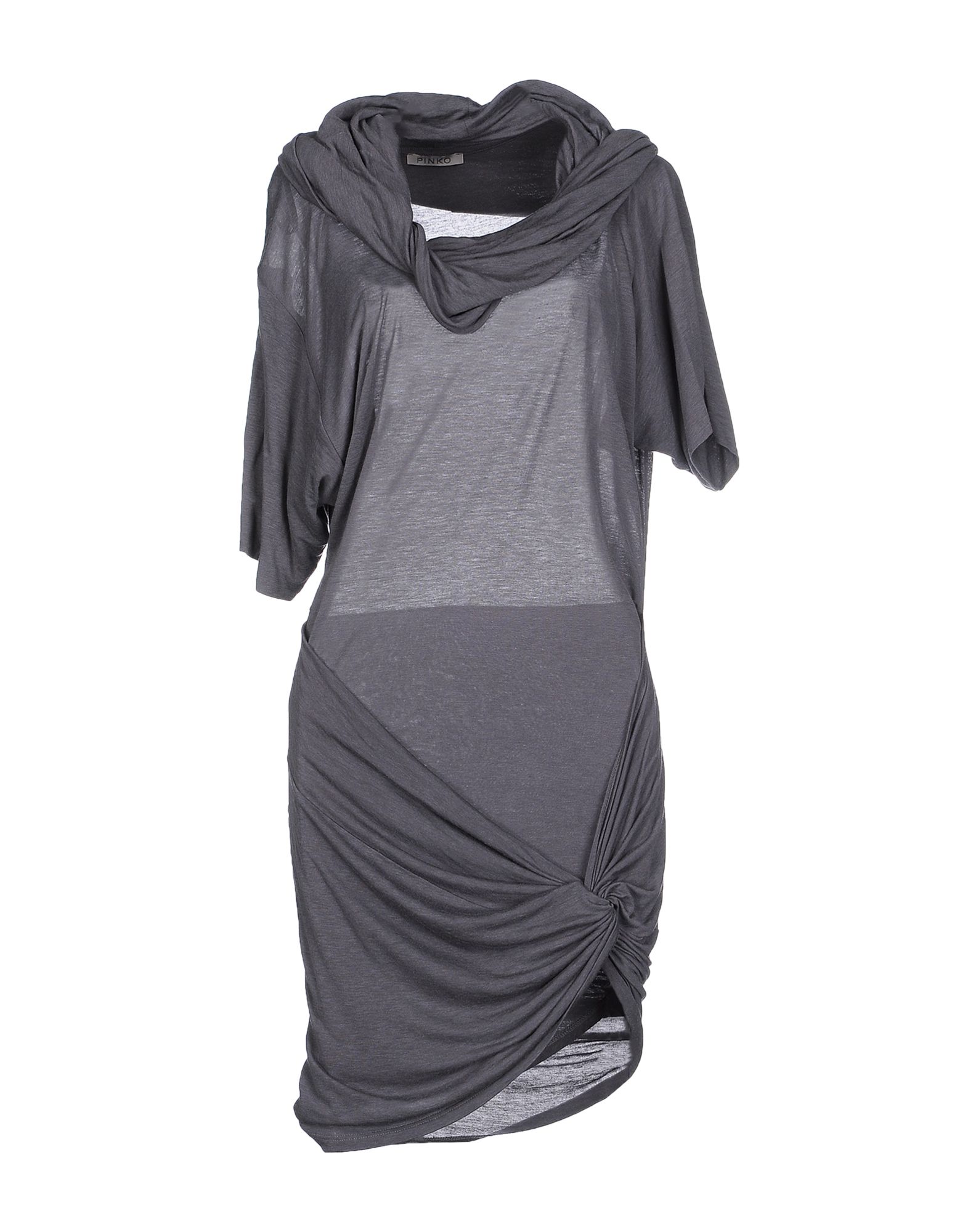 Pinko Grey Knee Length Dress   Women Pinko Grey Knee Length Dresses   34568902