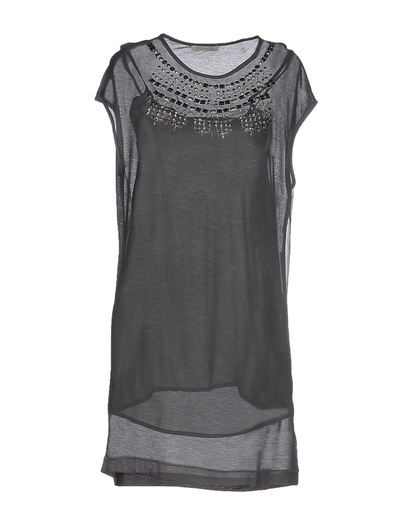 Pinko Grey Short Dress   Women Pinko Grey    34612886LN