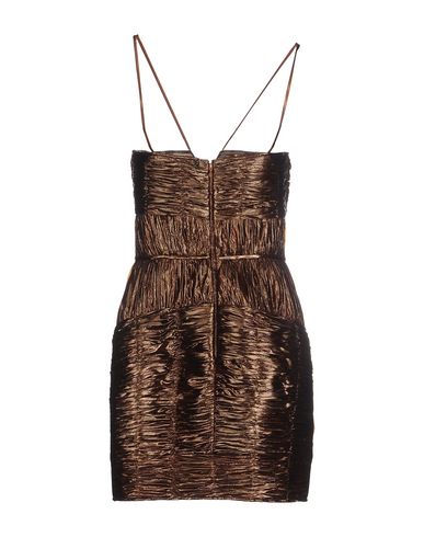 DSQUARED2 Short Dress, Bronze | ModeSens