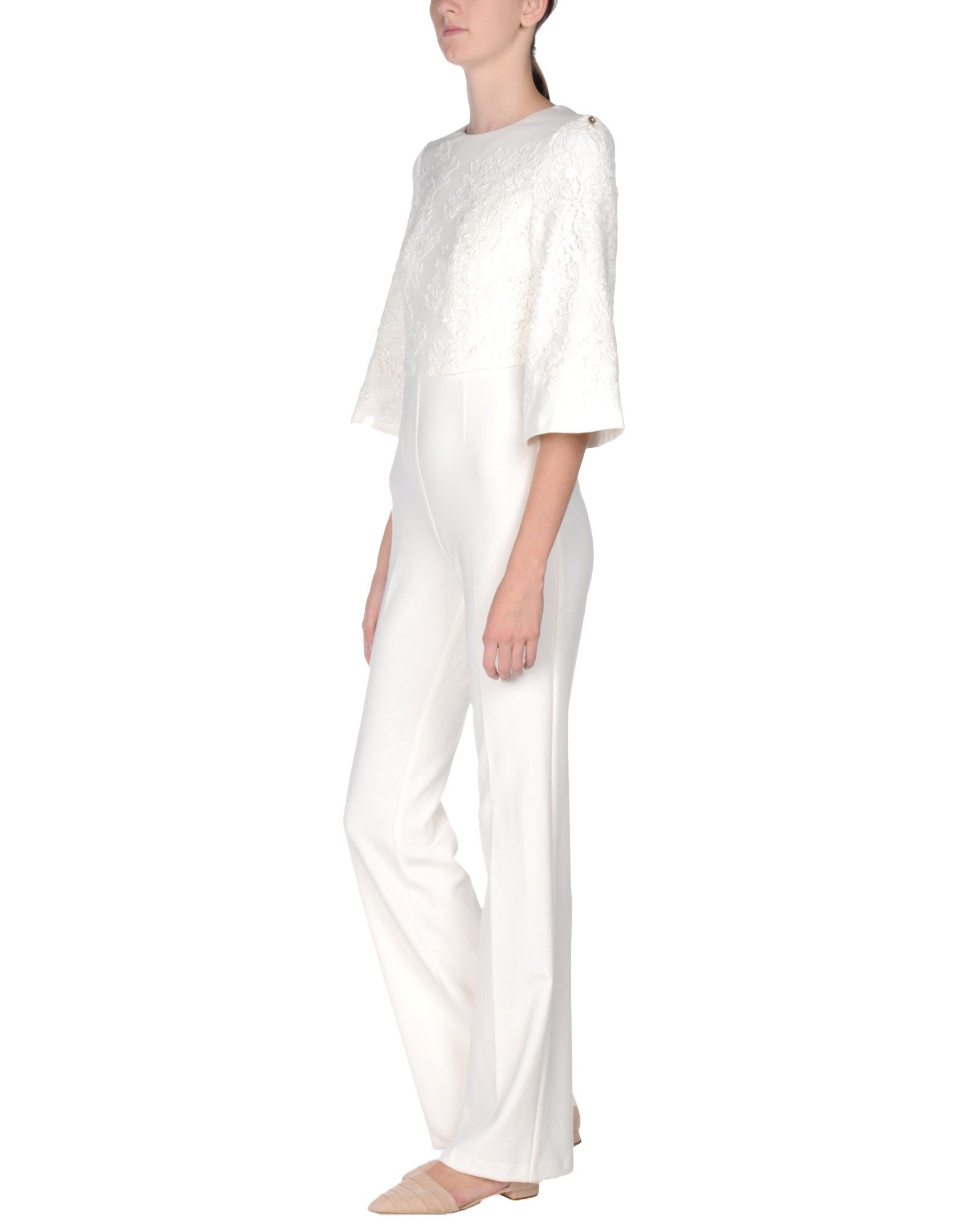 elisabetta franchi white jumpsuit