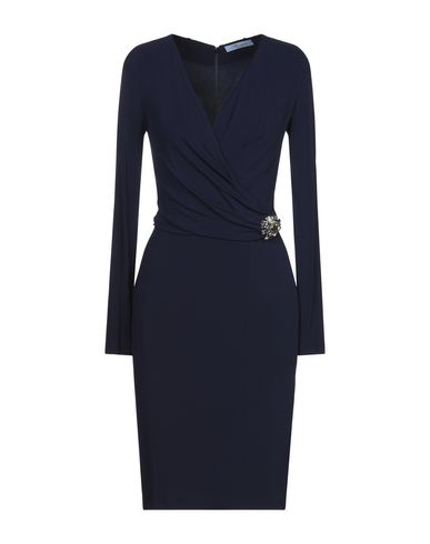 Blumarine Short Dress In Blue | ModeSens