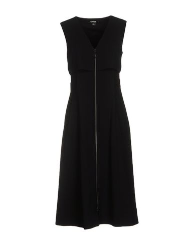 DKNY 3/4 Length Dress, Black | ModeSens