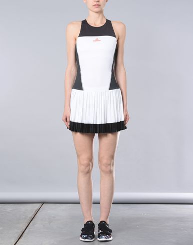 ADIDAS BY STELLA MCCARTNEY SLEEVELESS TENNIS DRESS, WHITE/SOLID GRAY ...