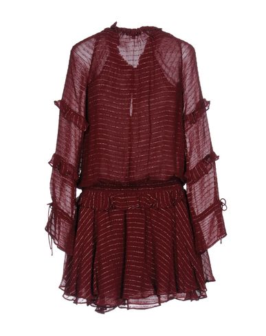 INTROPIA Short Dress, Maroon | ModeSens