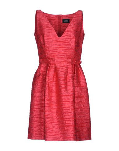 LANVIN Short Dress in 푸크시아 핑크 | ModeSens