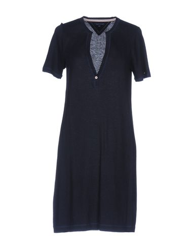 TOMMY HILFIGER Short Dress in Dark Blue | ModeSens