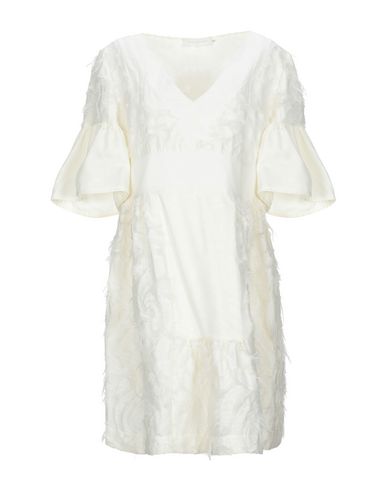 L'autre Chose Short Dress In Ivory | ModeSens