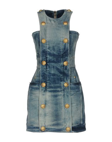 Balmain Denim Dress Women Dresses Online On Yoox Balmain Denim Dress