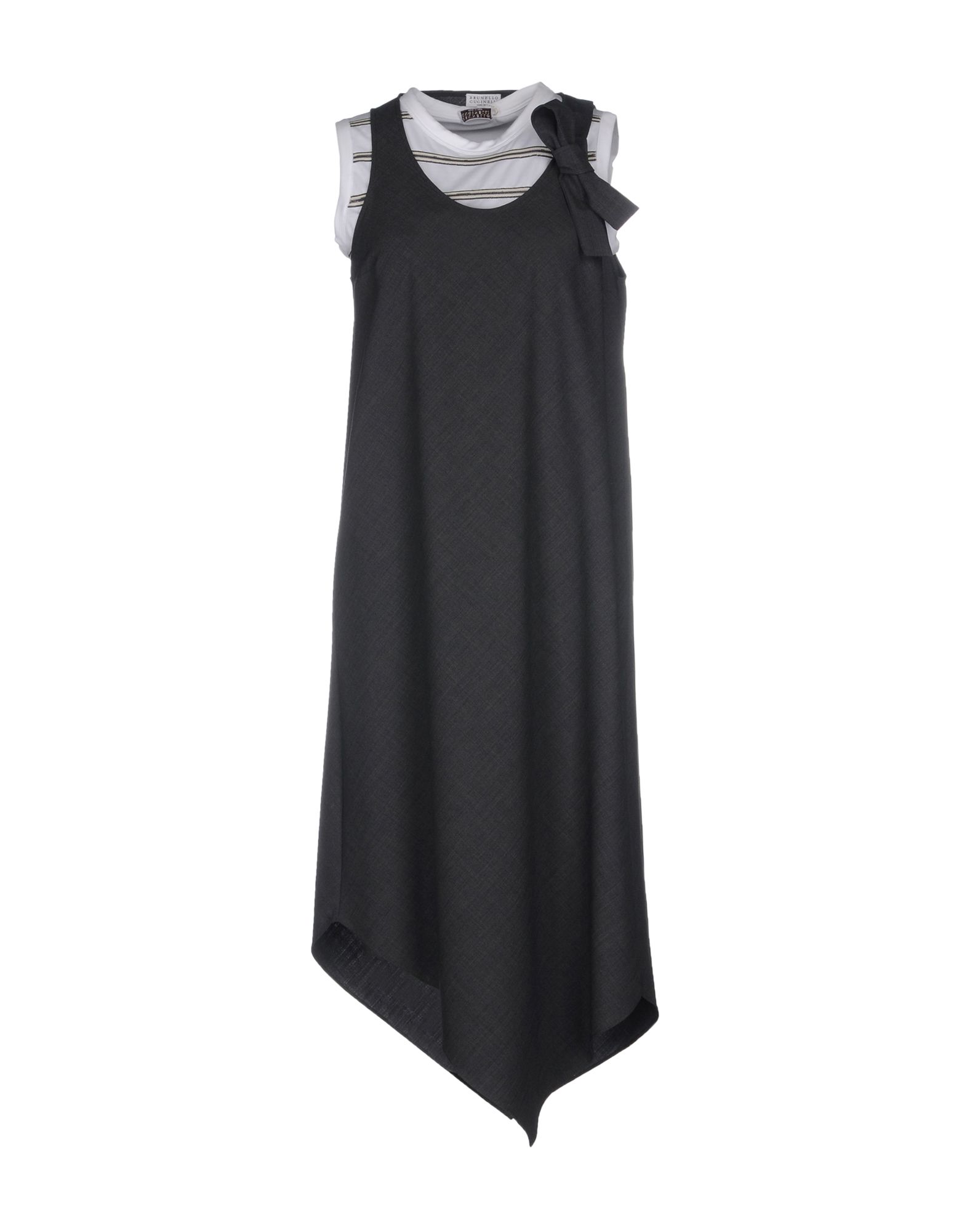 Brunello Ligne Robe FemmeAcheter À Cucinelli En Genou KJ1T3ucFl5