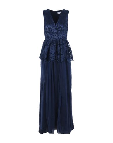 True Decadence Long Dress In Dark Blue | ModeSens