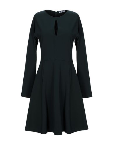 Dondup Short Dress In Dark Green | ModeSens