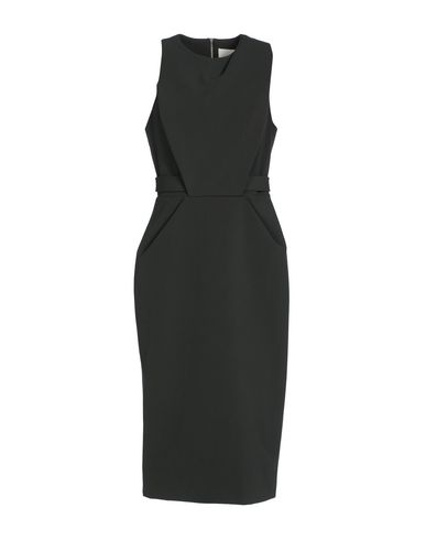 Belck Dark Green Knee Length Dress Belt