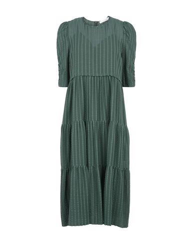 See By ChloÉ 3 4 Length Dress Dresses Yoox Com See By ChloÉ 3 4 Length Dress Dresses Yoox Com