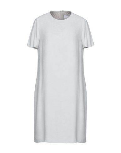 HUGO BOSS BOSS HUGO BOSS WOMAN MINI DRESS LIGHT GREY SIZE 14 VISCOSE