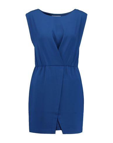 Halston Heritage Short Dress In Blue | ModeSens