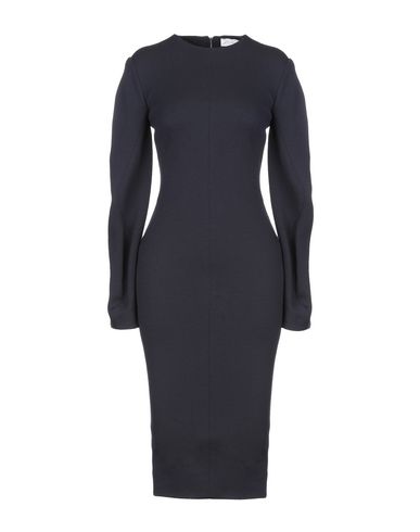 Victoria Victoria Beckham Knee-length Dress In Dark Blue | ModeSens