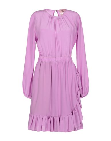 light purple silk dress short