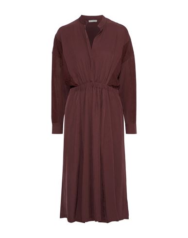 Vince Knee-length Dress In Maroon | ModeSens