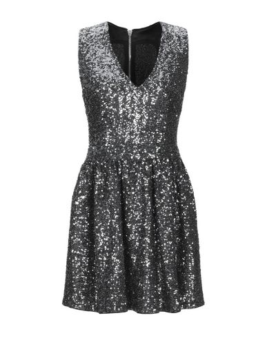 Balmain Short Dress In Silver | ModeSens