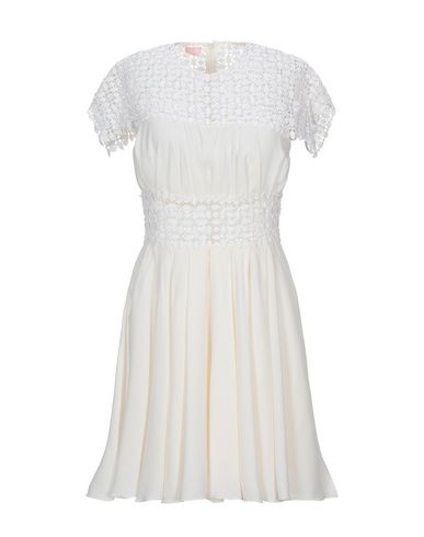 Giamba Short Dress In Ivory | ModeSens